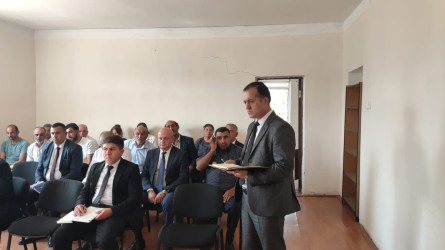 Rayon İcra Hakimiyyətinin başçısı Xəzər Aslanov növbəti səyyar qəbulunu Fındığan kənd sakinləri ilə keçirib.
