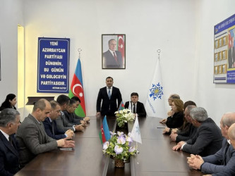 “Yeni Azərbaycan Partiyası: güclü dövlətçilik modelinin siyasi təminatı” adlı tədbir keçirilib.