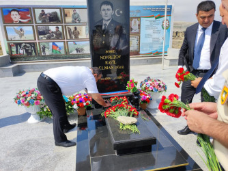 2016-cı ildə aprel döyüşlərində şəhidlik zirvəsinə ucalan Novruzov Ravil Elman oğlunun doğum günündə xatirəsi anılıb.