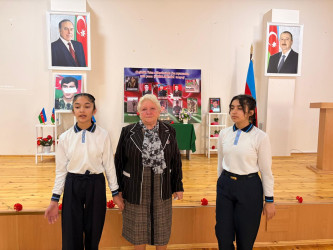 Şəhid Rafiq İsmayılovun adını daşıyan Xızı şəhər tam orta məktəbində anım tədbiri keçirilib.