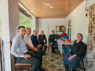 27 Sentyabr - Anım Günü ərəfəsində şəhid ailələri və qazilər ziyarət edilir.