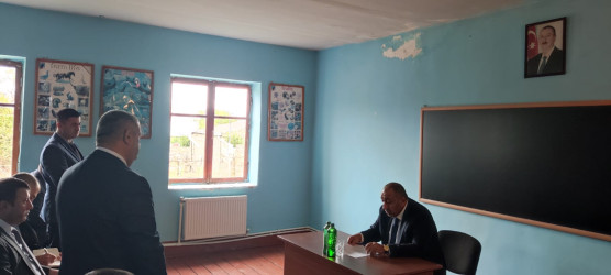 Rayon İcra Hakimiyyətinin başçısı növbəti səyyar qəbulunu Xələnc kənd sakinləri ilə keçirib.