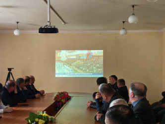"5 Mart - Bədən Tərbiyəsi və İdman Günü" münasibətilə idman ictimaiyyəti ilə görüş keçirilib.