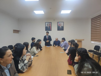 “Uşaqların zorakılıq və istismar hallarından müdafiəsi, onların maraqlarına toxunan məsələlərdə iştirakının təmin edilməsi” mövzusunda maarifləndirici tədbir keçirilmişdir.