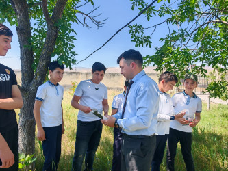 “Narkotik vasitələrin sui-istifadəsi və qanunsuz dövriyyəsi ilə Beynəlxalq Mübarizə Günü" ilə əlaqədar maarifləndirici görüş keçirilib.