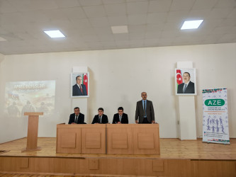 Xızı rayonunda “Aprel döyüşləri” Zəfərə aparan yol! adlı tədbir keçirilib