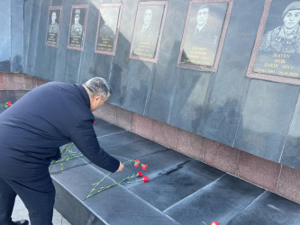Xızı rayonunda “20 Yanvar Ümumxalq hüzn günü”nün 34-cü ildönümü qeyd edildi.