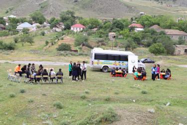 Xızı rayonunda  “Mənim hüquqlarım” adlı təşviqat avtobusu layihəsi çərçivəsində, uşaqlarla görüş keçirilib.