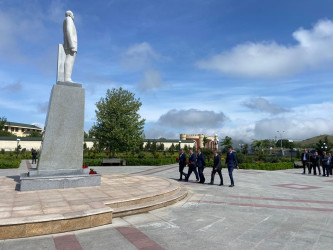 Ümummilli Lider Heydər Əliyevin anadan olmasının 101 illik yubileyi Xızı rayonunda qeyd edlildi