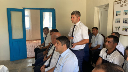 Qasımkənd kəndində səyyar vətəndaş qəbulu keçirilib.