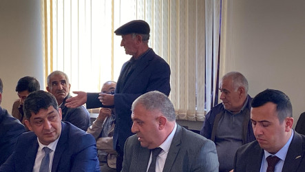 Şorabad qəsəbəsində növbəti səyyar qəbul keçirilib.