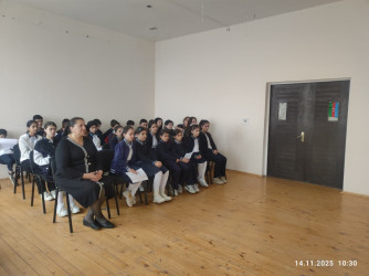 “Uşaq hüquqları. Uşaqları zərərli informasiyadan qoruyaq!” mövzusunda maarifləndirici tədbir keçirilmişdir.