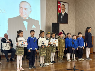 Ümummilli Lider Heydər Əliyevin anadan olmasının 103-cü ildönümünə həsr edilmiş “Müstəqilliyimizin Memarı-Heydər Əliyev ” adlı tədbir keçirlmişdir.