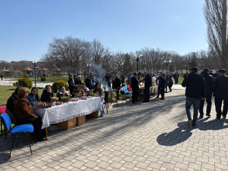 Xızı rayonunda Milli-mənəvi dəyərlərimizin təcəssümü-Novruz bayramı adlı tədbir keçirildi