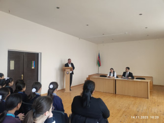 “Uşaq hüquqları. Uşaqları zərərli informasiyadan qoruyaq!” mövzusunda maarifləndirici tədbir keçirilmişdir.