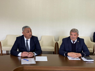 “Su ehtiyatlarından səmərəli istifadə mövcud resursların qorunması, alternativ su mənbələrinin yaradılması və ölkənin davamlı inkişafı və ekosistemlərin mühafizəsi” mövzusunda maarifəndirici tədbir keçirilmişdir.