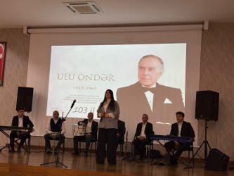 Ümummilli Lider Heydər Əliyevin anadan olmasının 103-cü ildönümünə həsr edilmiş “Müstəqilliyimizin Memarı-Heydər Əliyev ” adlı tədbir keçirlmişdir.