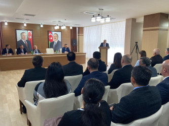 Xızı rayonunda 2025-ci ilin sosial-iqtisadi inkişafın yekunları və qarşıda duran vəzifələrə həsr olunmuş hesabat yığıncağı keçirilib.