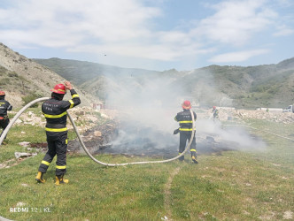 Xızı rayonunda kompleks mülki müdafiə təlimi keçirilmişdir.